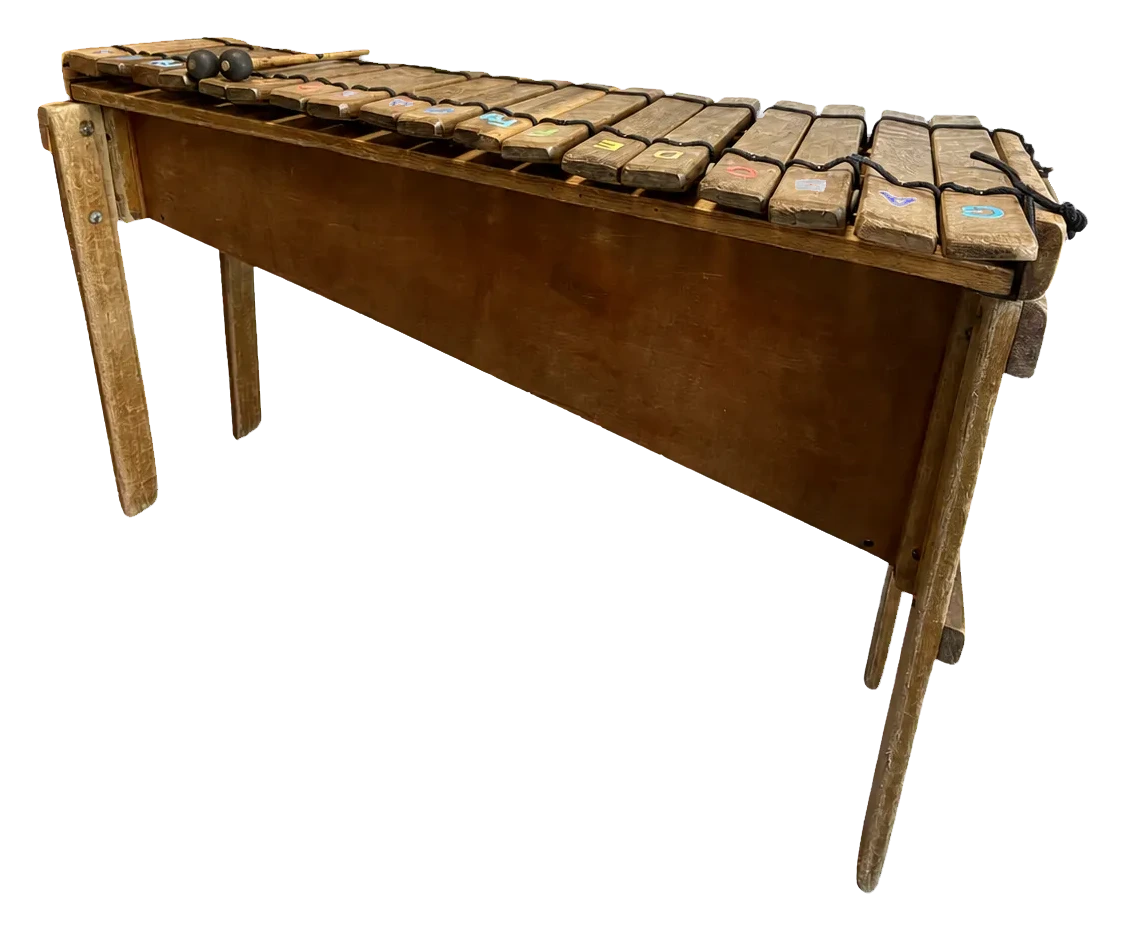 Front view of the alto marimba available to rent from The Marimba Studio